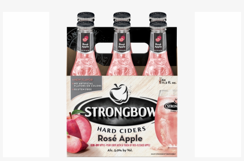 New Flavor To Attract Rose Wine Drinkers To Hard Cider - Strongbow Rose Apple, transparent png download