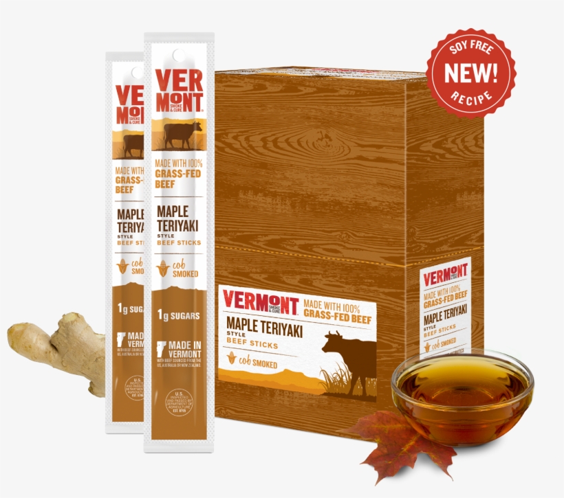 Grass-fed Maple Teriyaki Beef Sticks - Vermont Smoke And Cure, transparent png download