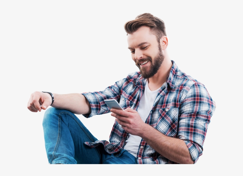 Men-1 - Sitting, transparent png download