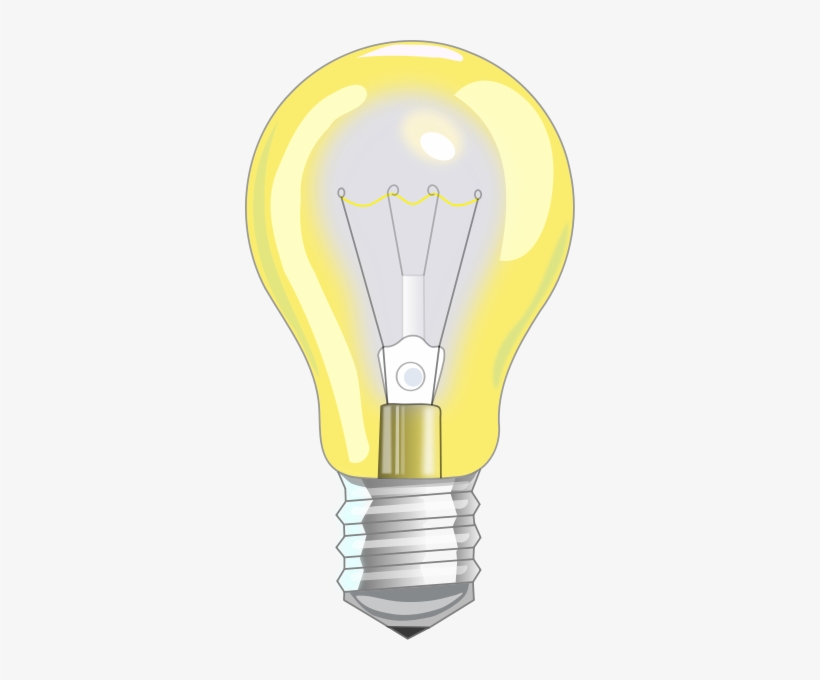 Light Bulb On Clipart Png, transparent png download