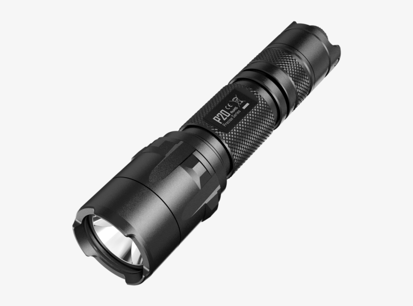 Police Led Flashlight With Instant Strobe - Nitecore P20 Led Tactical Flashlight, transparent png download