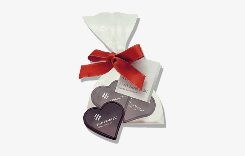 Chocolate Heart In Flowpack - Wrapping Paper, transparent png download