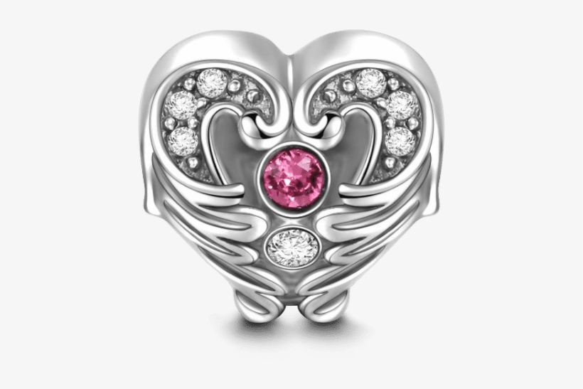 Soufeel Swarovski Crystal Wings Of Angel Charm 925, transparent png download
