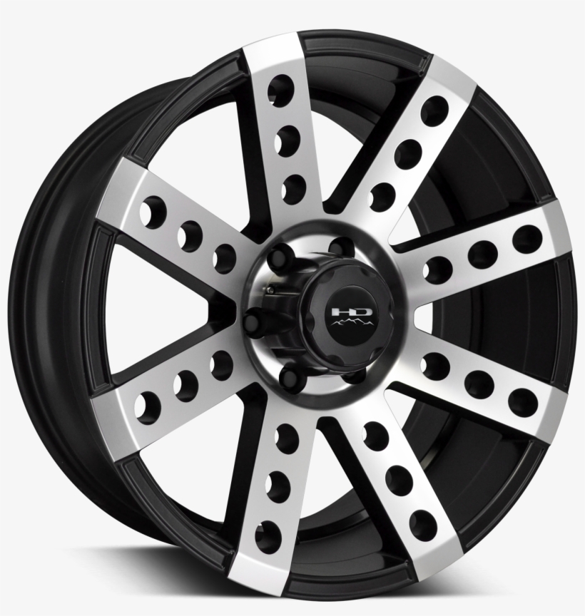 Hd Off-road Deadwood Satin Black Machined Face - Alloy Wheels For Vw T6, transparent png download