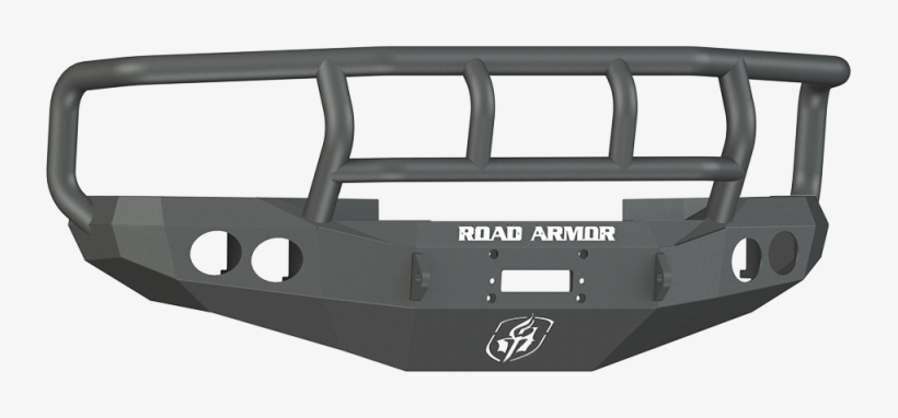 Road Armor 47012b Front Stealth Winch Bumper With Round - Dodge 96 Ram Push Bar, transparent png download