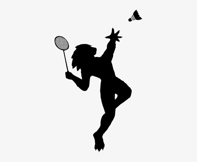 Temp 20clipart - Badminton Player Clipart Png, transparent png download