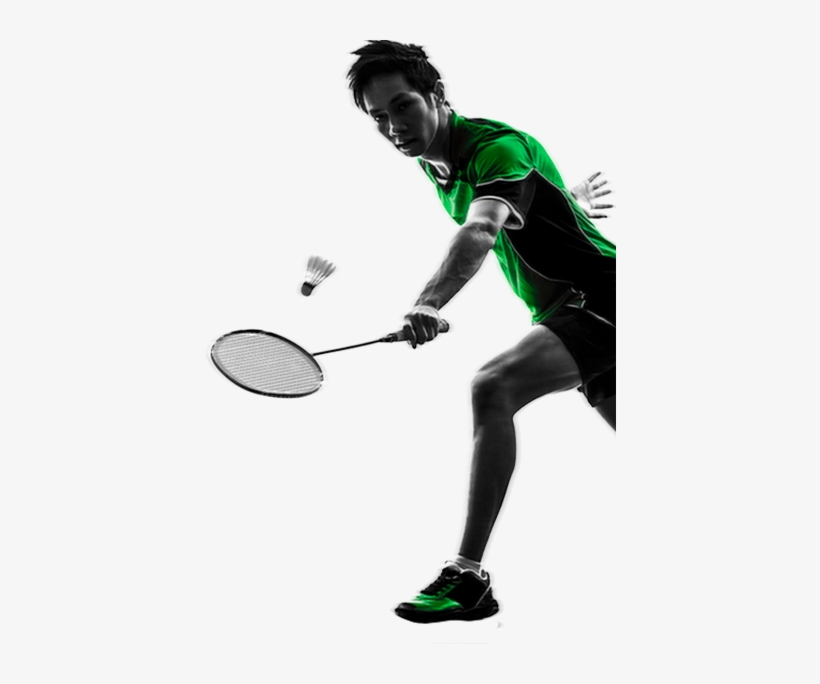 The Flight Pattern Helps The Game To Be Fast Paced - Joueur Badminton, transparent png download