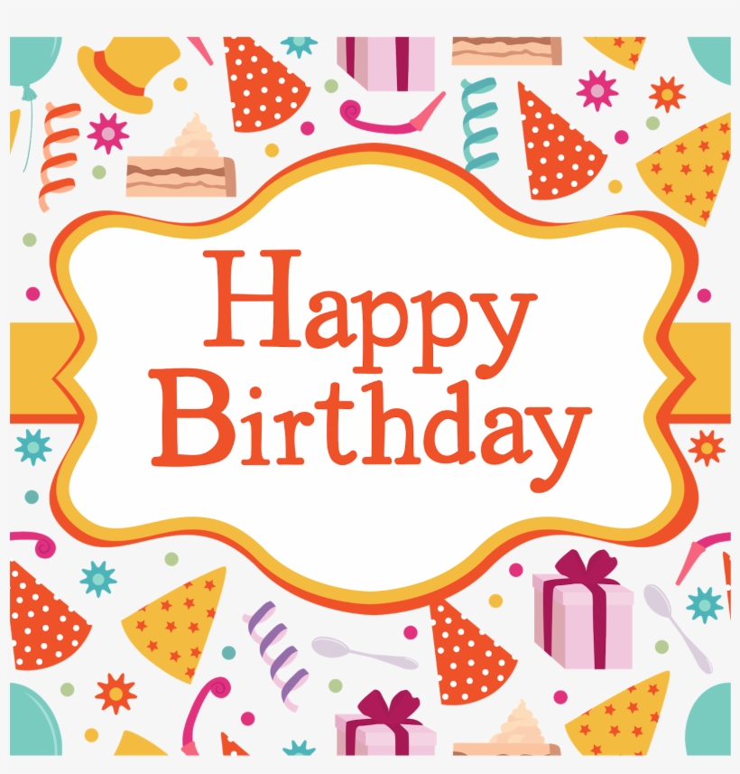 Png Birthday Designs Download - Design Of Birth Day Card, transparent png download