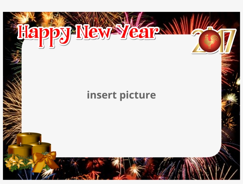 New Year Fireworks Png Frame Download Now - Pps Imaging 53039 Waschbeckenunterschrank - Fireworks, transparent png download