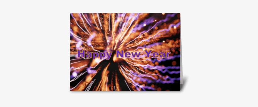 Happy New Year Greeting Card - Greeting Card, transparent png download