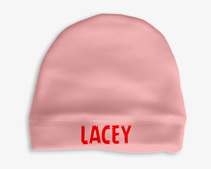 Pink Customised Baby Hat - Hat, transparent png download