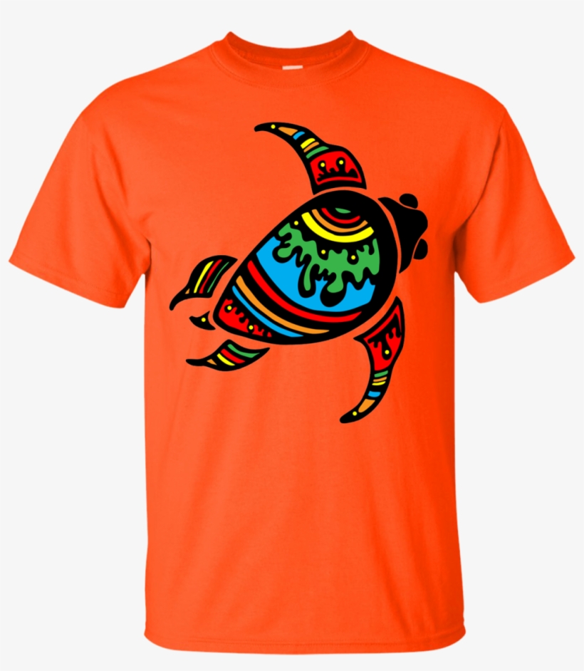 Color Splash Turtle Men's Shirts - Funny Adult Shirts, transparent png download