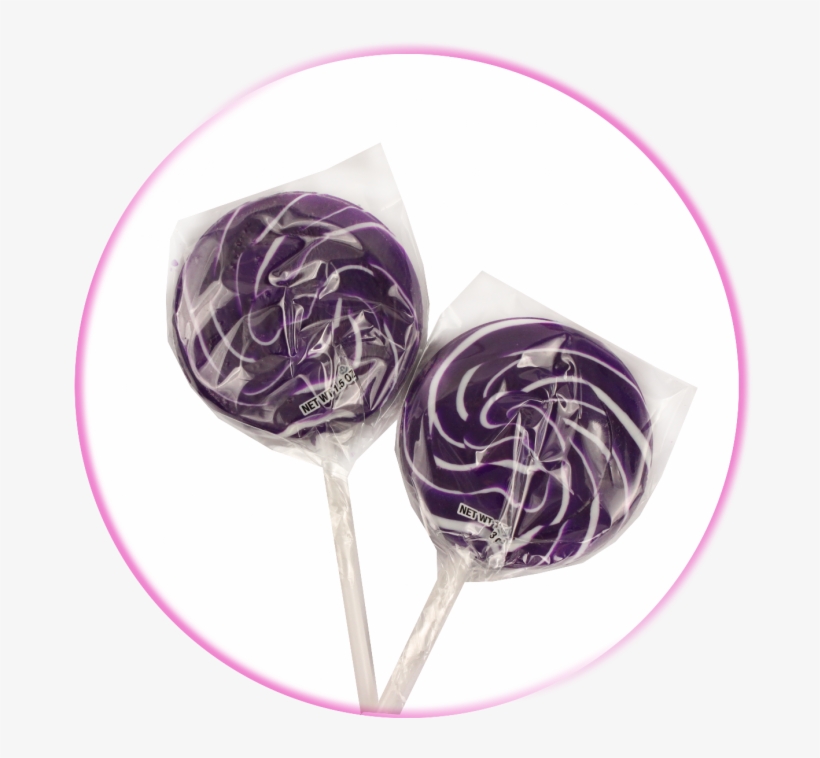 Purple Swirl Lollipops - Adj, transparent png download