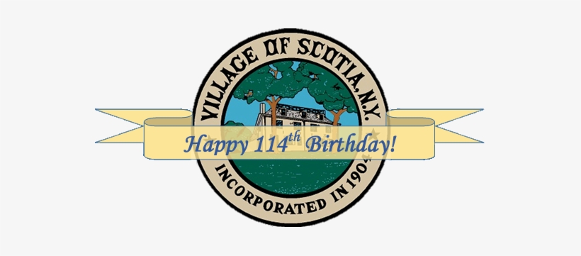 Happy Birthday Village Of Scotia - Emblem, transparent png download