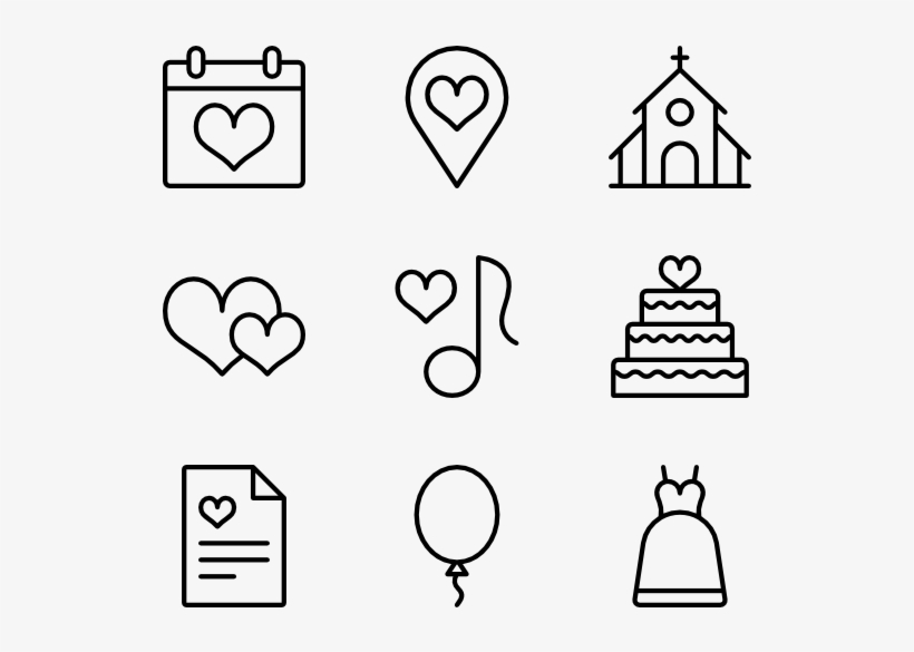 Wedding 36 Icons - Science Icon Transparent Background, transparent png download