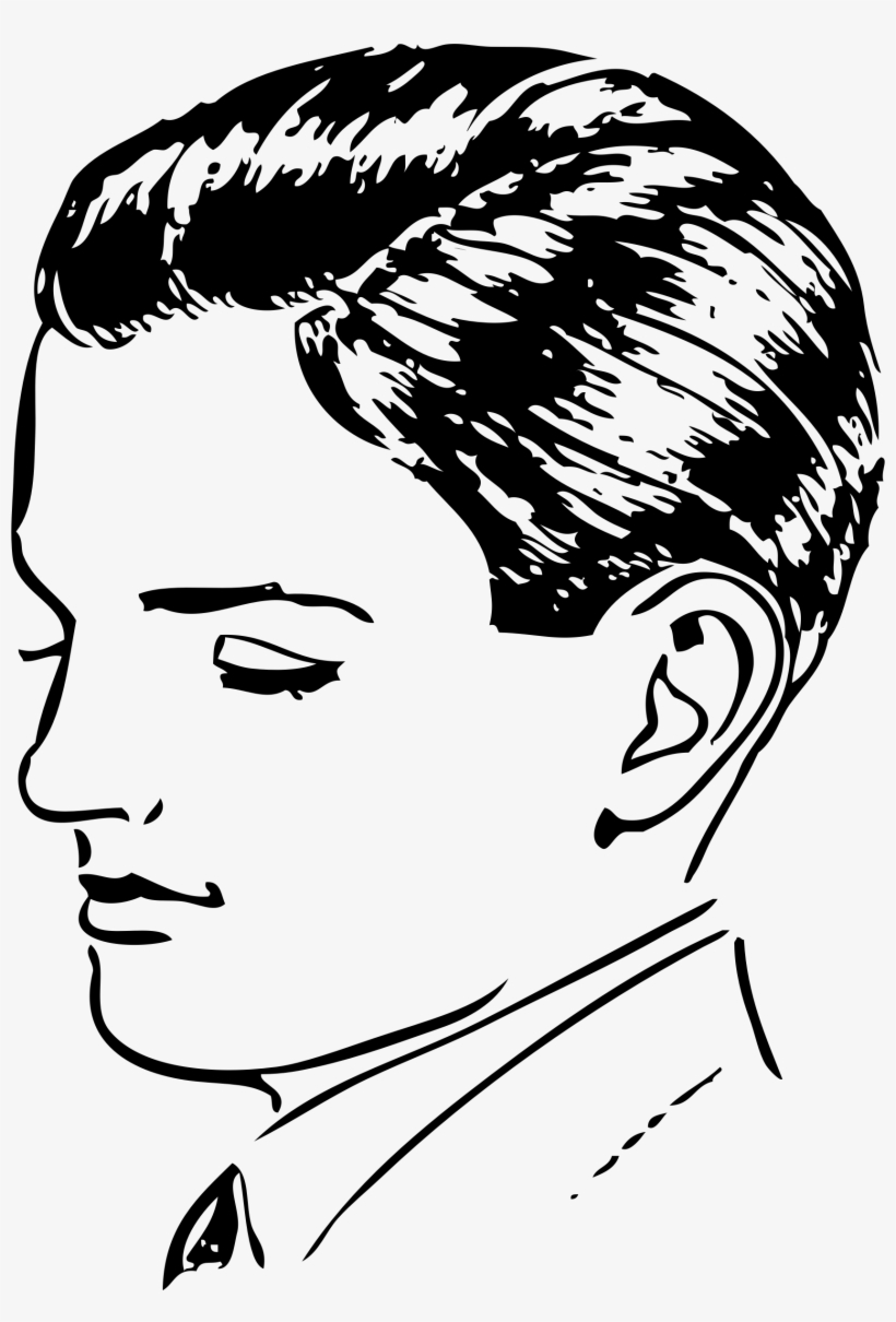 This Free Icons Png Design Of Boys Side Part, transparent png download