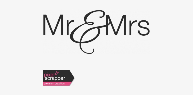 Wedding Word Download Transparent Png Image - Mr&mrs Fragrance Tito, transparent png download