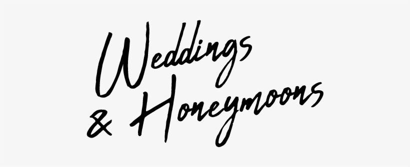 Weddings And Honeymoons - Wedding, transparent png download