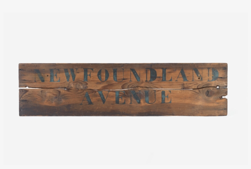 This Sign Marked A Trench Line In The Royal Newfoundland - Plank, transparent png download