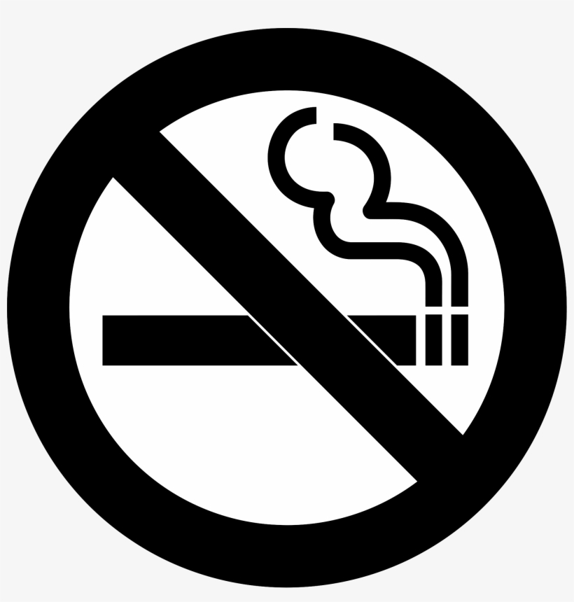 Open - No Smoking Png Black, transparent png download