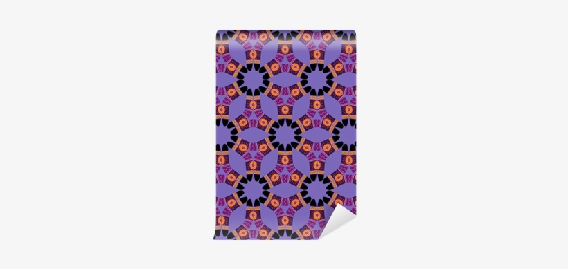 Boomerang Seamless Pattern On Violet Background Wall - Pattern, transparent png download