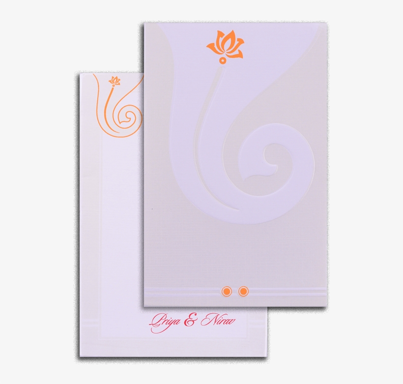 Hindu Wedding Cards - Number, transparent png download