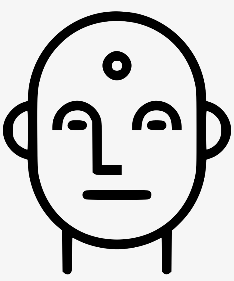 Indian Man Face Avatar Bindi Comments - Icon, transparent png download