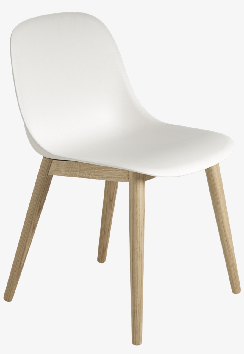 25106 Fiber Side Chair Wood Whiteoak 1502285810 - Chair, transparent png download