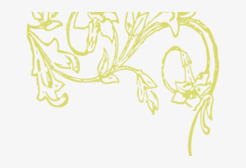 Gold Swirl Cliparts - Illustration, transparent png download