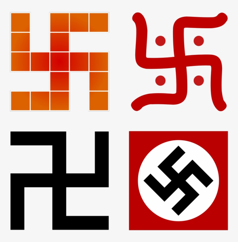 The Difference Between The Swastika Used By Religious - Religious Swastika, transparent png download