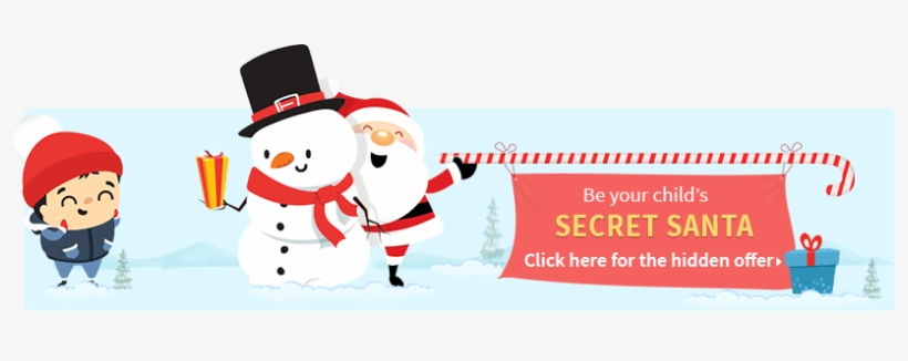 Be Your Child's Secret Santa - Gift, transparent png download