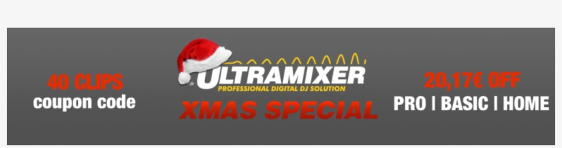 Exclusively For Christmas We Have A Gift Of 40 Clips - Ultramixer 5 Pro Entertain (windows), transparent png download