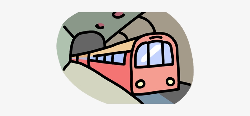 London Underground Train Path Decorations Pictures - Go To Work By Subway, transparent png download