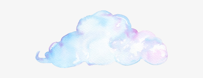 Cloud Watercolor Ftestickers Freetoedit - Facebook, transparent png download