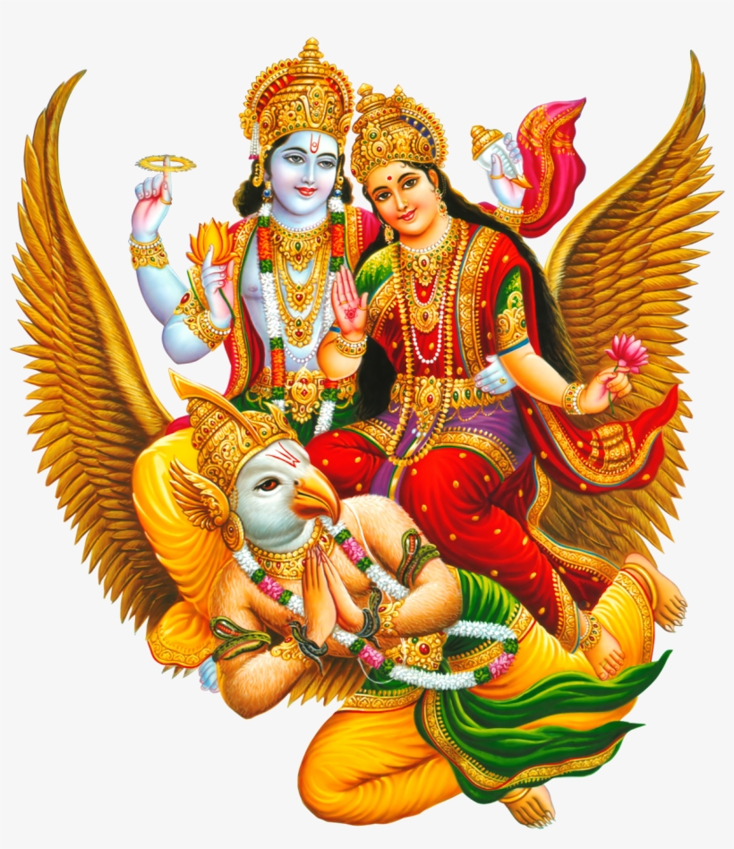 Posted By Yuvan Shankar At - Laxmi Narayan On Garuda, transparent png download
