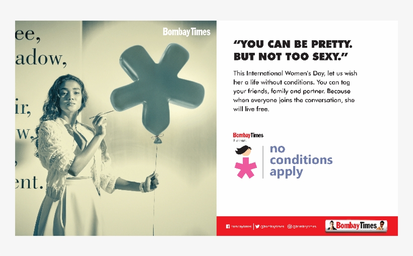 Talent Matters, Not Gender - No Conditions Apply Campaign, transparent png download