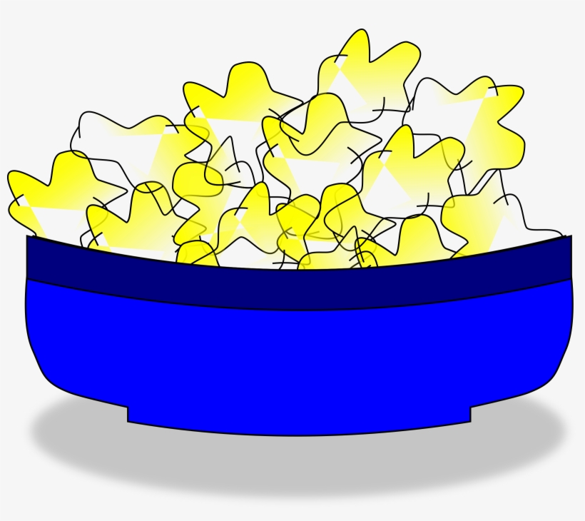 Popcorn Bowl Clipart - Popcorn, transparent png download