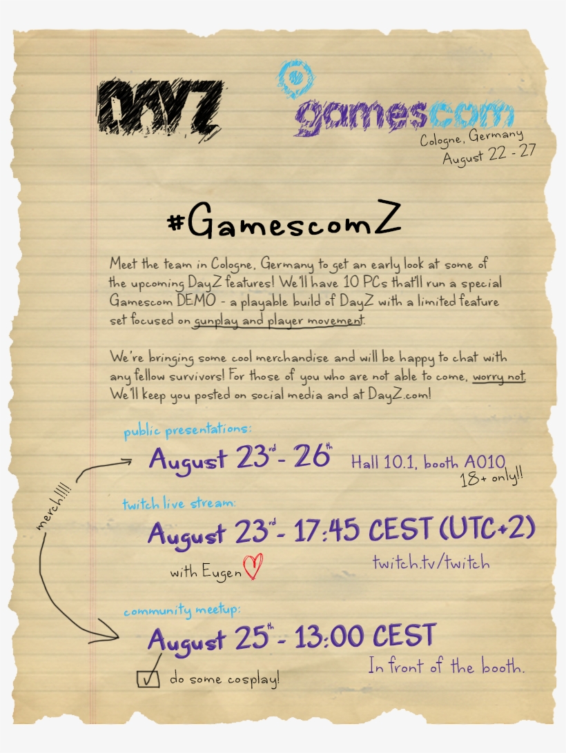 For Those Of You That Cannot Make It To This Year's - Dayz, transparent png download