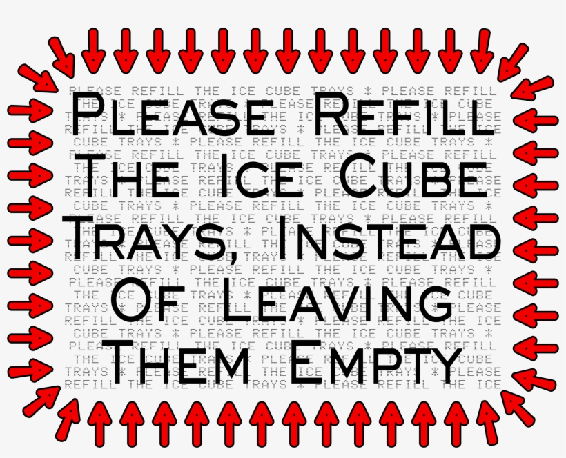 This Free Icons Png Design Of Refill The Ice Cube Trays, transparent png download