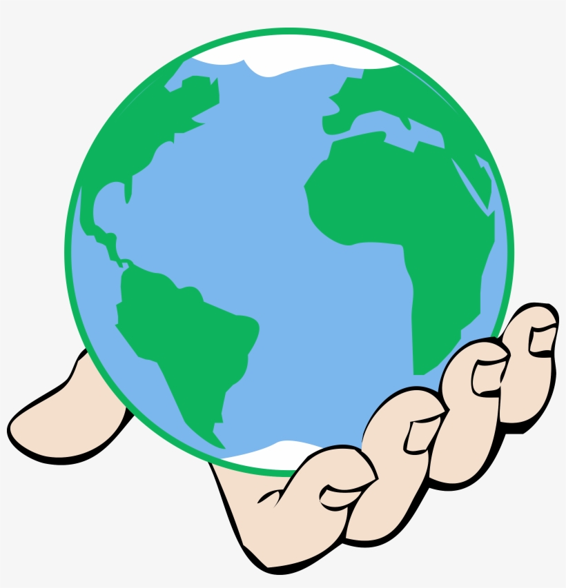 This Free Icons Png Design Of Big World In Hand, transparent png download