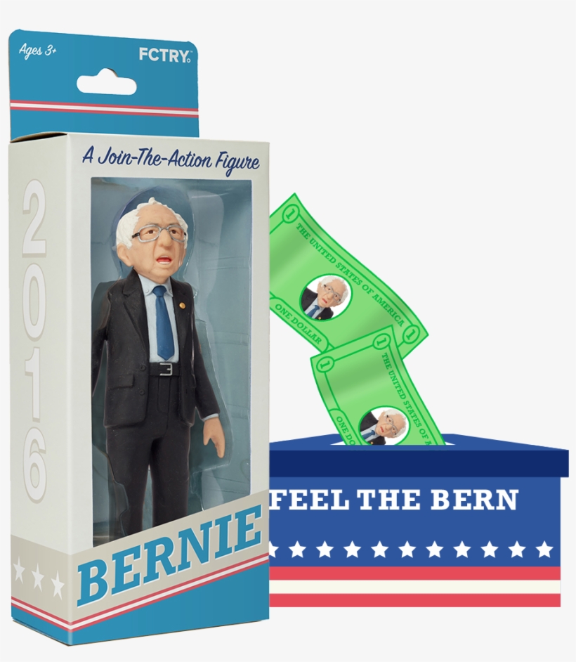 Our Campaign Promise - Fctry Bernie - A Join-the-action Figure, transparent png download
