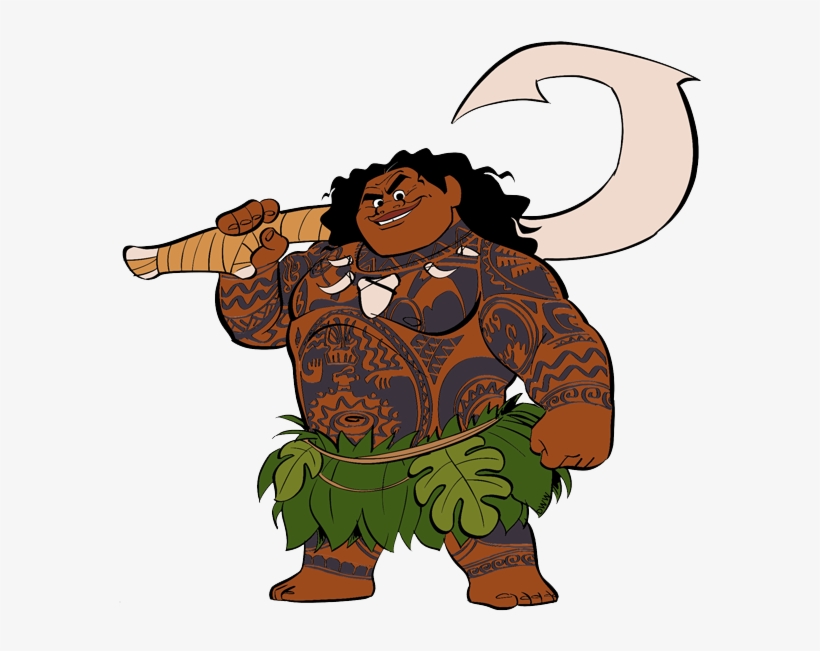En Esta Publicación Encontrarás Una Excelente Y Super - Maui From Moana Clipart, transparent png download