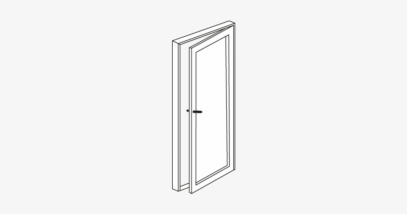 Window Door - Door, transparent png download