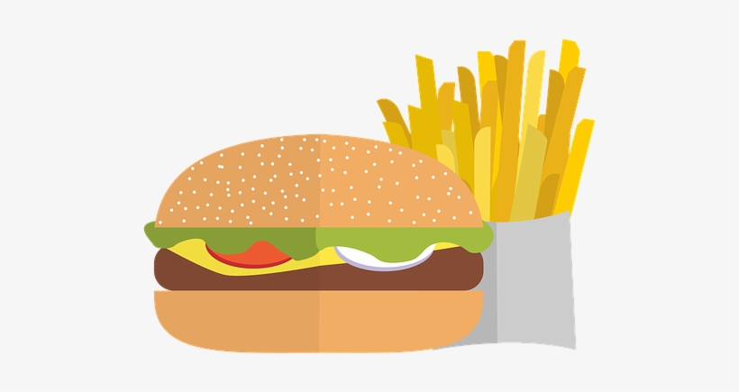 Pommes, Chips, Burger, Fastfood, Cheese, Beef, Food - Pão De Hamburguer Png, transparent png download