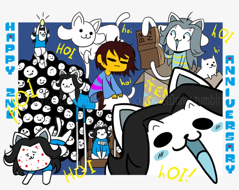Happy 2nd Anniversary, Undertale Thanks For The Game, - Digital Art, transparent png download