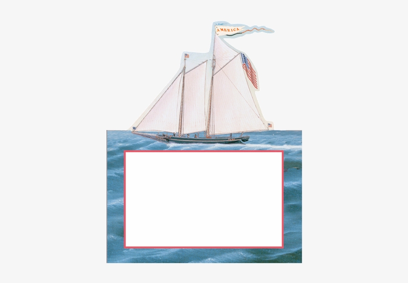 Quick View - Caspari Maritime Die Cut Place Cards, transparent png download