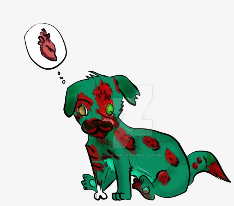 Zombie Dog By Albrecht995 On Deviantart Jpg Library - Illustration, transparent png download