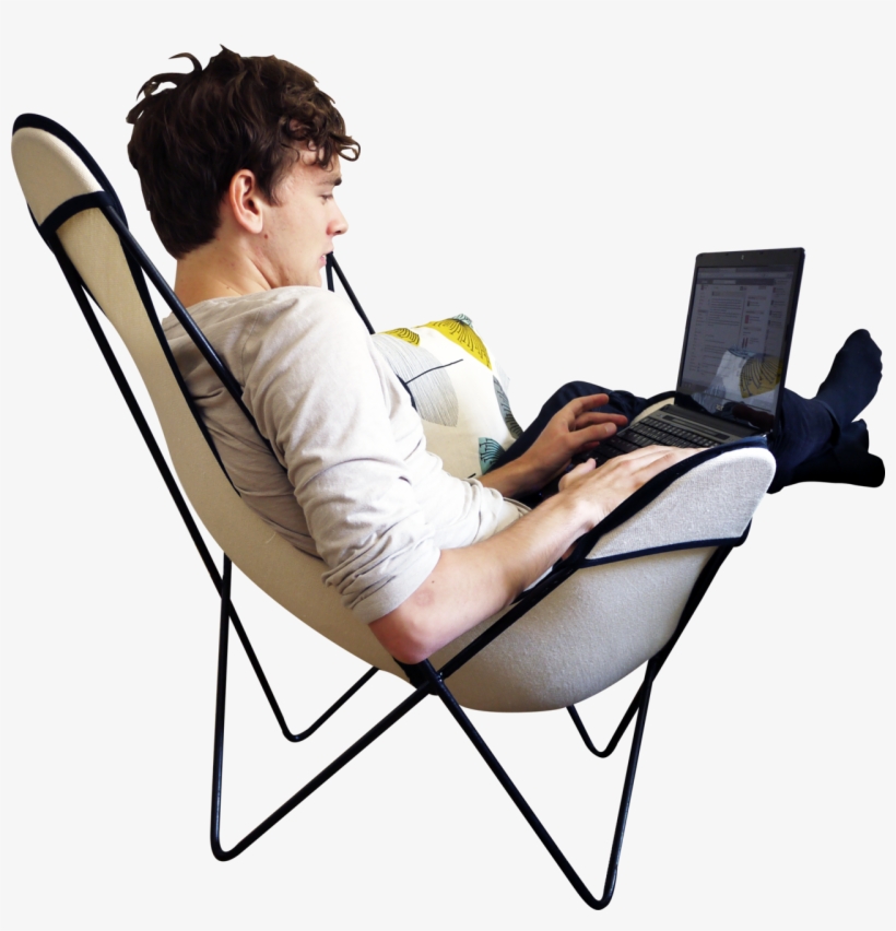 People Sitting On Chairs Png, transparent png download