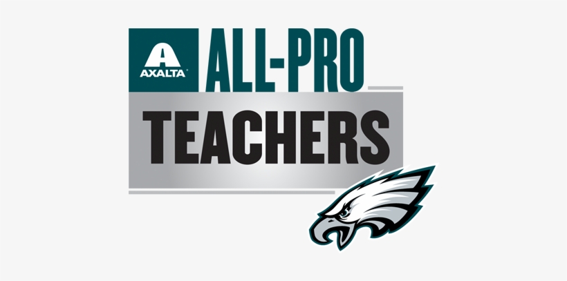 Axalta All-pro Teachers Logo With Philadelphia Eagles - Axalta All Pro Teachers, transparent png download