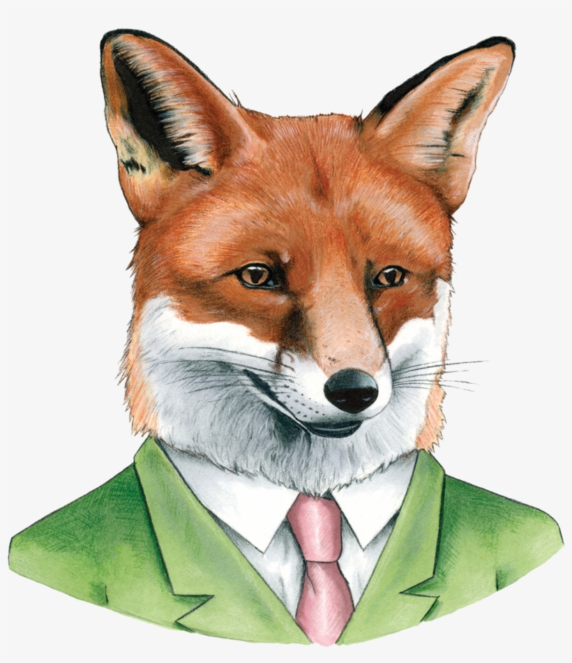 Red Fox - Berkley Illustration, transparent png download